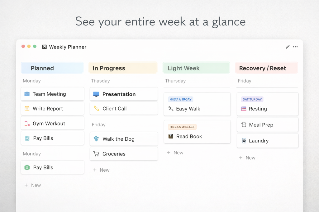 Ultimate 2026 Life Planner (Notion Dashboard System)