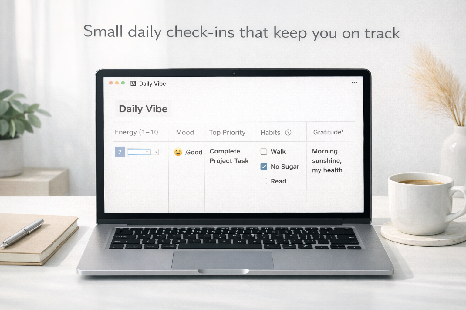 Ultimate 2026 Life Planner (Notion Dashboard System)