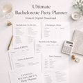 Ultimate Bachelorette Party Planner | Printable Party Planning Kit