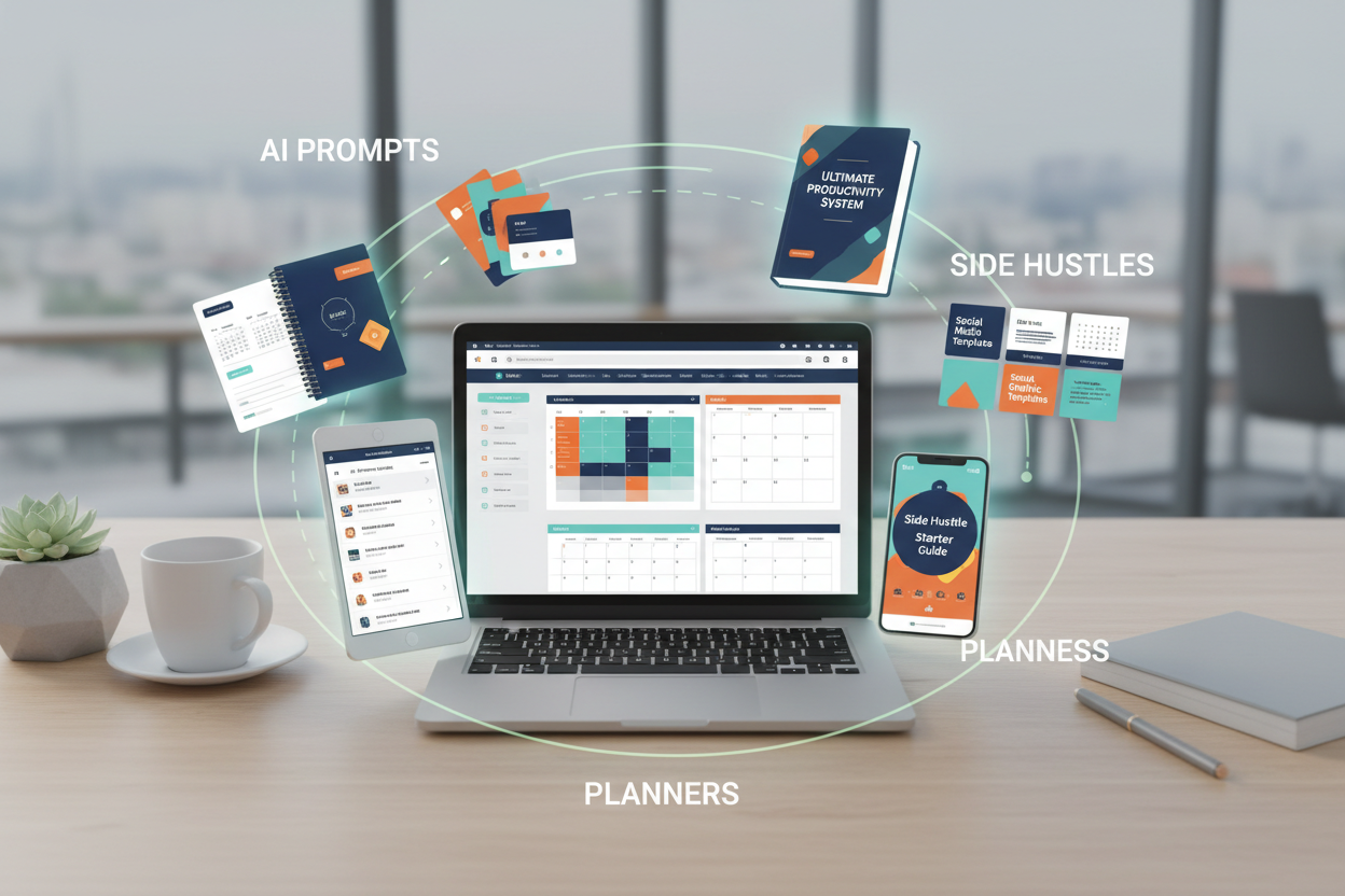 Digital Product Store Hero Banner